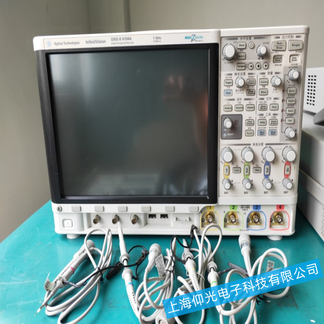 安捷倫示波器DSOX4104A進入不了測試界面故障診斷維修