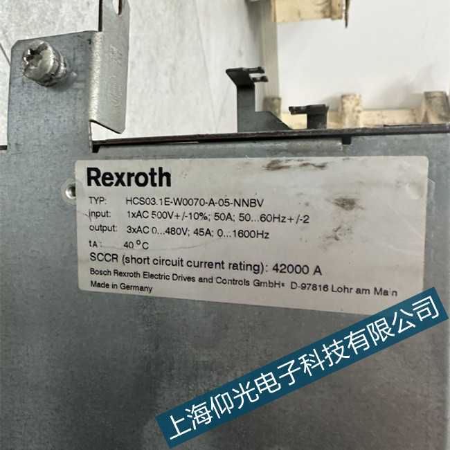 力士樂伺服驅動器加速度為零吉林維修點
